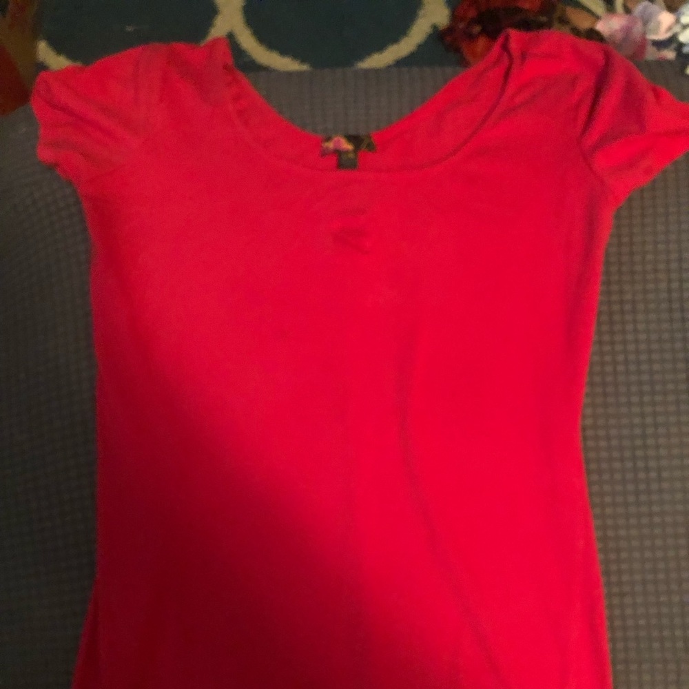Rue 21 mid sleeve red shirt #43
